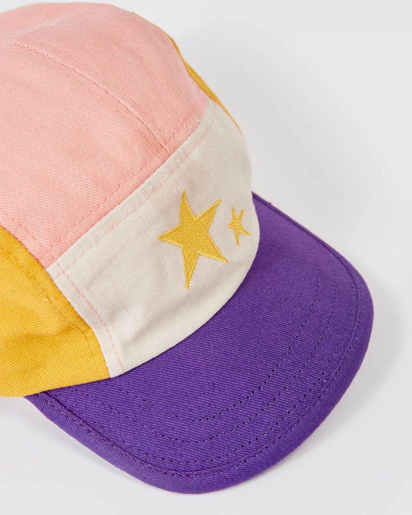 Goldie + Ace Nova Stars Cap, Purple/Pink