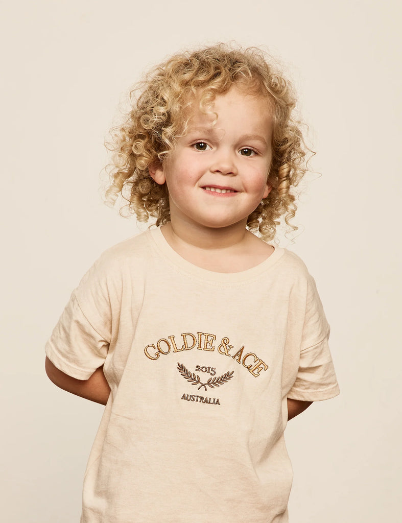 Goldie + Ace Goldie Legacy T-Shirt, Oatmeal