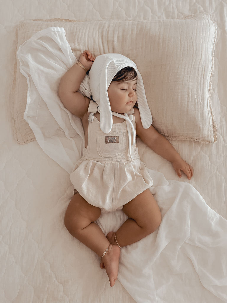 Twin Collective Bowie Bubble Romper, Natural Organic